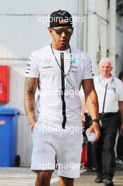 Lewis Hamilton (GBR) Mercedes AMG F1. 24.07.2015. Formula 1 World Championship, Rd 10, Hungarian Grand Prix, Budapest, Hungary, Practice Day.