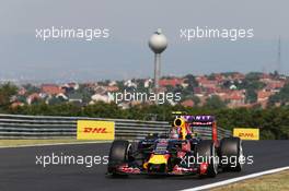 Daniil Kvyat (RUS) Red Bull Racing RB11. 24.07.2015. Formula 1 World Championship, Rd 10, Hungarian Grand Prix, Budapest, Hungary, Practice Day.