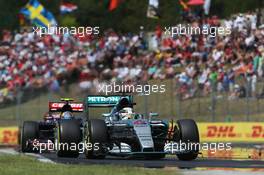 Lewis Hamilton (GBR) Mercedes AMG F1 W06. 26.07.2015. Formula 1 World Championship, Rd 10, Hungarian Grand Prix, Budapest, Hungary, Race Day.