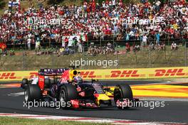 Daniel Ricciardo (AUS) Red Bull Racing RB11. 26.07.2015. Formula 1 World Championship, Rd 10, Hungarian Grand Prix, Budapest, Hungary, Race Day.