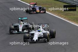 Felipe Massa (BRA), Williams F1 Team  26.07.2015. Formula 1 World Championship, Rd 10, Hungarian Grand Prix, Budapest, Hungary, Race Day.