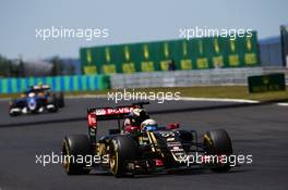 Romain Grosjean (FRA) Lotus F1 E23. 26.07.2015. Formula 1 World Championship, Rd 10, Hungarian Grand Prix, Budapest, Hungary, Race Day.
