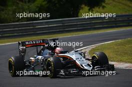 Nico Hulkenberg (GER) Sahara Force India F1 VJM08. 26.07.2015. Formula 1 World Championship, Rd 10, Hungarian Grand Prix, Budapest, Hungary, Race Day.