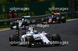 Felipe Massa (BRA) Williams FW37. 26.07.2015. Formula 1 World Championship, Rd 10, Hungarian Grand Prix, Budapest, Hungary, Race Day.