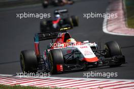 Roberto Merhi (ESP) Manor Marussia F1 Team.  26.07.2015. Formula 1 World Championship, Rd 10, Hungarian Grand Prix, Budapest, Hungary, Race Day.