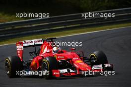 Sebastian Vettel (GER) Ferrari SF15-T. 26.07.2015. Formula 1 World Championship, Rd 10, Hungarian Grand Prix, Budapest, Hungary, Race Day.