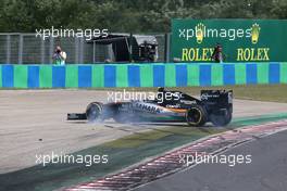 Sergio Perez (MEX), Sahara Force India  26.07.2015. Formula 1 World Championship, Rd 10, Hungarian Grand Prix, Budapest, Hungary, Race Day.