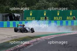 Sergio Perez (MEX), Sahara Force India  26.07.2015. Formula 1 World Championship, Rd 10, Hungarian Grand Prix, Budapest, Hungary, Race Day.