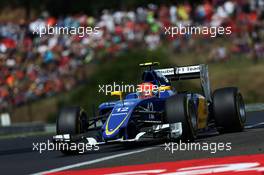 Felipe Nasr (BRA) Sauber C34. 26.07.2015. Formula 1 World Championship, Rd 10, Hungarian Grand Prix, Budapest, Hungary, Race Day.