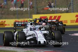 Valtteri Bottas (FIN) Williams FW37. 26.07.2015. Formula 1 World Championship, Rd 10, Hungarian Grand Prix, Budapest, Hungary, Race Day.