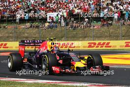 Daniil Kvyat (RUS) Red Bull Racing RB11. 26.07.2015. Formula 1 World Championship, Rd 10, Hungarian Grand Prix, Budapest, Hungary, Race Day.