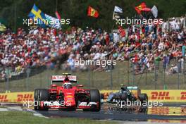 Kimi Raikkonen (FIN) Ferrari SF15-T. 26.07.2015. Formula 1 World Championship, Rd 10, Hungarian Grand Prix, Budapest, Hungary, Race Day.