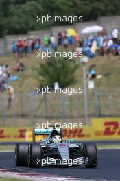 Lewis Hamilton (GBR) Mercedes AMG F1 W06. 25.07.2015. Formula 1 World Championship, Rd 10, Hungarian Grand Prix, Budapest, Hungary, Qualifying Day.