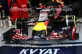 The Red Bull Racing RB11 of Daniil Kvyat (RUS) Red Bull Racing. 25.07.2015. Formula 1 World Championship, Rd 10, Hungarian Grand Prix, Budapest, Hungary, Qualifying Day.