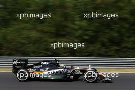 Sergio Perez (MEX), Sahara Force India  25.07.2015. Formula 1 World Championship, Rd 10, Hungarian Grand Prix, Budapest, Hungary, Qualifying Day.