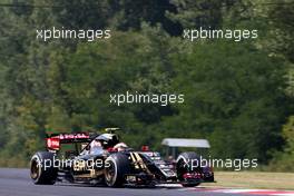 Pastor Maldonado (VEN), Lotus F1 Team  25.07.2015. Formula 1 World Championship, Rd 10, Hungarian Grand Prix, Budapest, Hungary, Qualifying Day.