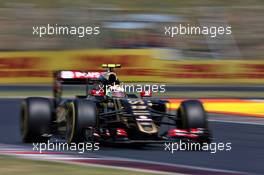 Pastor Maldonado (VEN) Lotus F1 E23. 25.07.2015. Formula 1 World Championship, Rd 10, Hungarian Grand Prix, Budapest, Hungary, Qualifying Day.