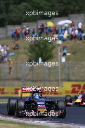 Carlos Sainz Jr (ESP) Scuderia Toro Rosso STR10. 25.07.2015. Formula 1 World Championship, Rd 10, Hungarian Grand Prix, Budapest, Hungary, Qualifying Day.