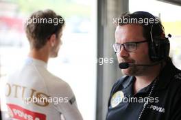 Julien Simon-Chautemps (FRA), Romain Grosjean race engineer, Lotus F1 Team   25.07.2015. Formula 1 World Championship, Rd 10, Hungarian Grand Prix, Budapest, Hungary, Qualifying Day.