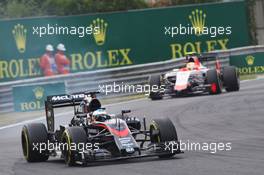 Fernando Alonso (ESP) McLaren MP4-30 locks up under braking. 25.07.2015. Formula 1 World Championship, Rd 10, Hungarian Grand Prix, Budapest, Hungary, Qualifying Day.