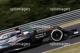 Fernando Alonso (ESP), McLaren Honda  25.07.2015. Formula 1 World Championship, Rd 10, Hungarian Grand Prix, Budapest, Hungary, Qualifying Day.