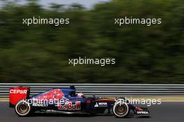 Max Verstappen (NL), Scuderia Toro Rosso  25.07.2015. Formula 1 World Championship, Rd 10, Hungarian Grand Prix, Budapest, Hungary, Qualifying Day.