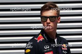 Daniil Kvyat (RUS) Red Bull Racing. 23.07.2015. Formula 1 World Championship, Rd 10, Hungarian Grand Prix, Budapest, Hungary, Preparation Day.