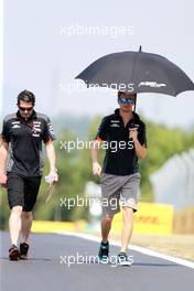 Nico Hulkenberg (GER), Sahara Force India  23.07.2015. Formula 1 World Championship, Rd 10, Hungarian Grand Prix, Budapest, Hungary, Preparation Day.