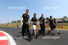 Sergio Perez (MEX), Sahara Force India  23.07.2015. Formula 1 World Championship, Rd 10, Hungarian Grand Prix, Budapest, Hungary, Preparation Day.