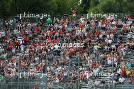 Fans in the grandstand. 04.09.2015. Formula 1 World Championship, Rd 12, Italian Grand Prix, Monza, Italy, Practice Day.
