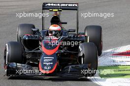 Jenson Button (GBR), McLaren Honda  04.09.2015. Formula 1 World Championship, Rd 12, Italian Grand Prix, Monza, Italy, Practice Day.