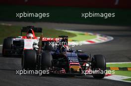 Max Verstappen (NLD) Scuderia Toro Rosso STR10. 04.09.2015. Formula 1 World Championship, Rd 12, Italian Grand Prix, Monza, Italy, Practice Day.