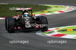 Romain Grosjean (FRA) Lotus F1 E23. 04.09.2015. Formula 1 World Championship, Rd 12, Italian Grand Prix, Monza, Italy, Practice Day.