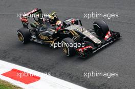 Pastor Maldonado (VEN) Lotus F1 E23. 04.09.2015. Formula 1 World Championship, Rd 12, Italian Grand Prix, Monza, Italy, Practice Day.