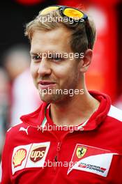 Sebastian Vettel (GER) Ferrari. 04.09.2015. Formula 1 World Championship, Rd 12, Italian Grand Prix, Monza, Italy, Practice Day.