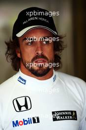 Fernando Alonso (ESP) McLaren. 04.09.2015. Formula 1 World Championship, Rd 12, Italian Grand Prix, Monza, Italy, Practice Day.