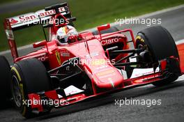 Sebastian Vettel (GER) Ferrari SF15-T. 04.09.2015. Formula 1 World Championship, Rd 12, Italian Grand Prix, Monza, Italy, Practice Day.