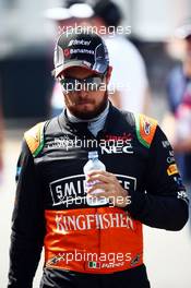 Sergio Perez (MEX) Sahara Force India F1. 04.09.2015. Formula 1 World Championship, Rd 12, Italian Grand Prix, Monza, Italy, Practice Day.