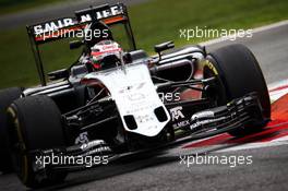 Nico Hulkenberg (GER) Sahara Force India F1 VJM08. 04.09.2015. Formula 1 World Championship, Rd 12, Italian Grand Prix, Monza, Italy, Practice Day.