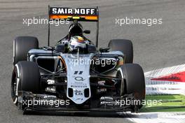 Sergio Perez (MEX), Sahara Force India  04.09.2015. Formula 1 World Championship, Rd 12, Italian Grand Prix, Monza, Italy, Practice Day.