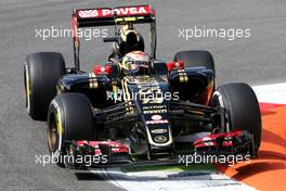 Pastor Maldonado (VEN), Lotus F1 Team  04.09.2015. Formula 1 World Championship, Rd 12, Italian Grand Prix, Monza, Italy, Practice Day.