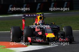 Daniil Kvyat (RUS) Red Bull Racing RB11. 04.09.2015. Formula 1 World Championship, Rd 12, Italian Grand Prix, Monza, Italy, Practice Day.