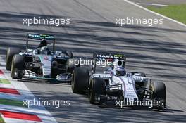 Valtteri Bottas (FIN) Williams FW37. 06.09.2015. Formula 1 World Championship, Rd 12, Italian Grand Prix, Monza, Italy, Race Day.