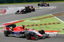 Roberto Merhi (ESP) Manor Marussia F1 Team. 06.09.2015. Formula 1 World Championship, Rd 12, Italian Grand Prix, Monza, Italy, Race Day.