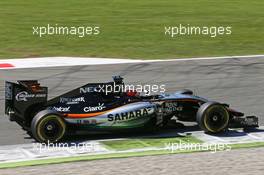 Nico Hulkenberg (GER) Sahara Force India F1 VJM08. 06.09.2015. Formula 1 World Championship, Rd 12, Italian Grand Prix, Monza, Italy, Race Day.