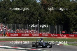 Lewis Hamilton (GBR) Mercedes AMG F1 W06. 06.09.2015. Formula 1 World Championship, Rd 12, Italian Grand Prix, Monza, Italy, Race Day.