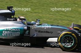 Lewis Hamilton (GBR) Mercedes AMG F1 W06. 06.09.2015. Formula 1 World Championship, Rd 12, Italian Grand Prix, Monza, Italy, Race Day.