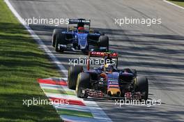 Carlos Sainz Jr (ESP) Scuderia Toro Rosso STR10. 06.09.2015. Formula 1 World Championship, Rd 12, Italian Grand Prix, Monza, Italy, Race Day.