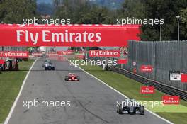 Lewis Hamilton (GBR) Mercedes AMG F1 W06. 06.09.2015. Formula 1 World Championship, Rd 12, Italian Grand Prix, Monza, Italy, Race Day.