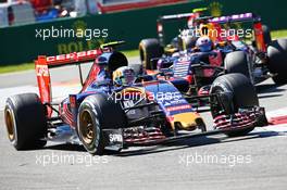 Carlos Sainz Jr (ESP) Scuderia Toro Rosso STR10. 06.09.2015. Formula 1 World Championship, Rd 12, Italian Grand Prix, Monza, Italy, Race Day.
